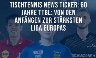 德甲60周年海报，樊振东站C位，排面超欧洲传奇！王励勤一句话，小胖归队有望